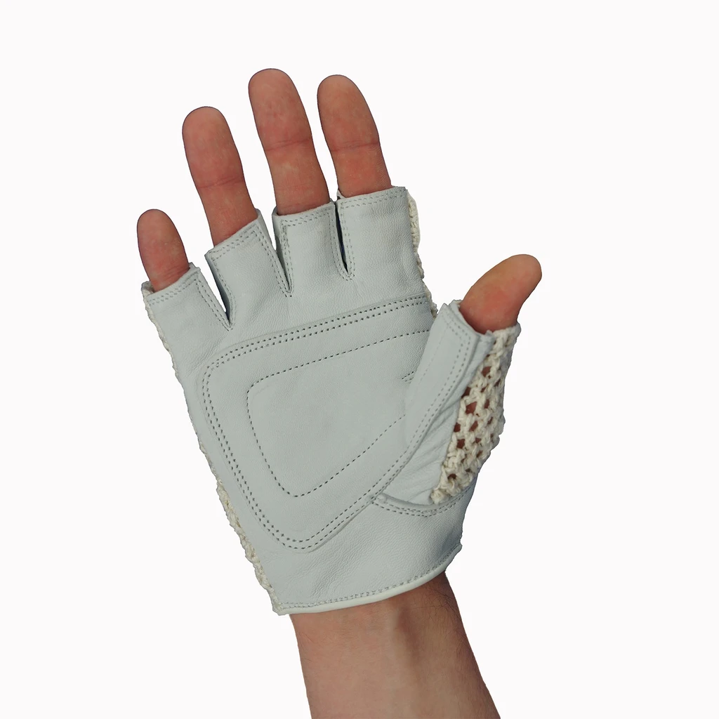 PRO FIT, bicycle rider glove, Natural, Leather gloves