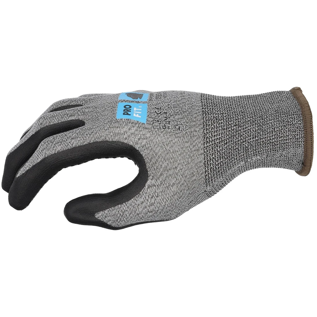 PRO FIT, nitrile foam glove maxim cool, Black, Grey, Nitrile foam gloves