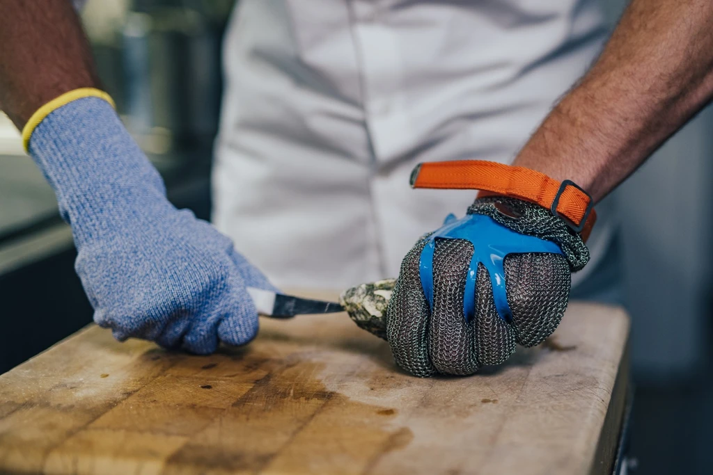 PRO FIT, chain meah glove, Silver, chain meah glove