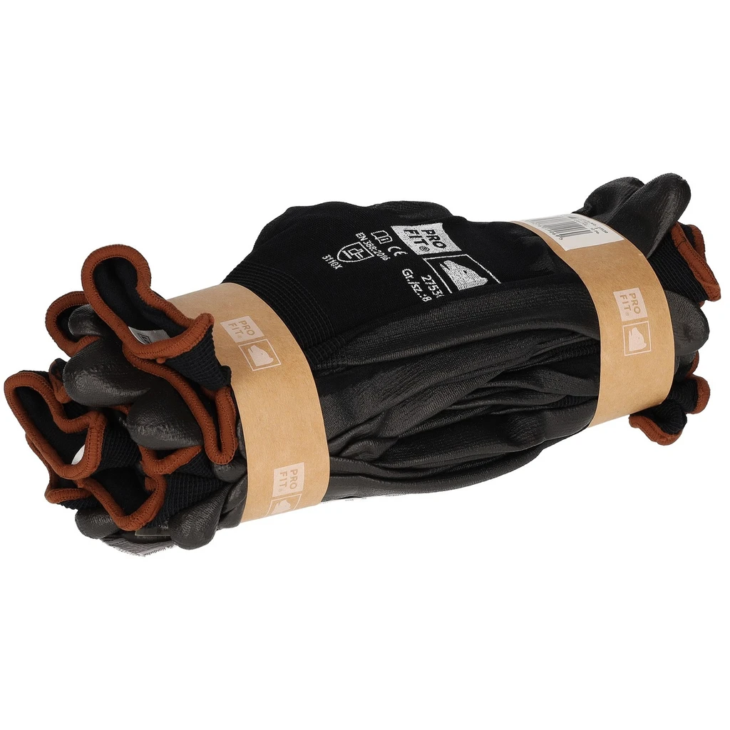 PRO FIT, PU glove Perfect Lite, Black, PU gloves