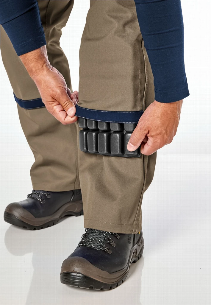 PKA, Threeline Perfect pants, Blue, Brown, Workwear pka