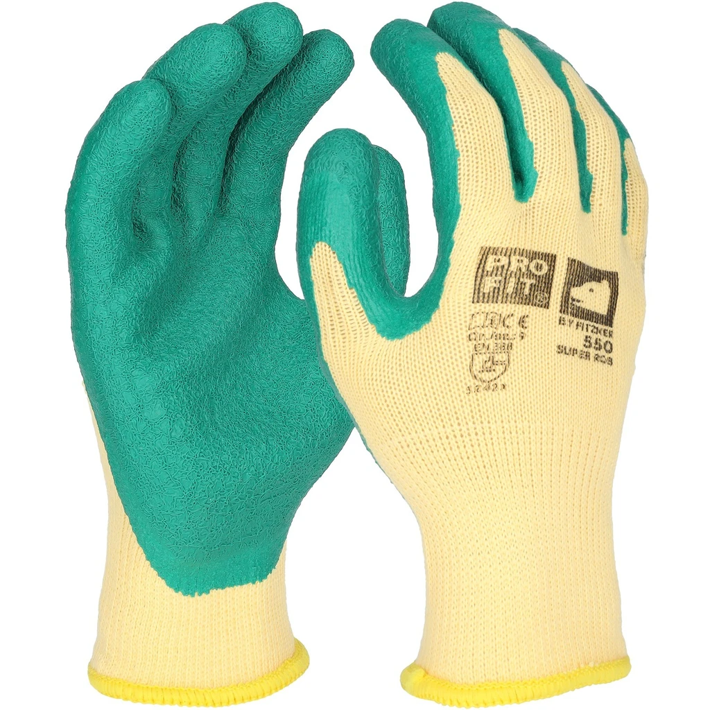 PRO FIT, latex glove, Light Yellow, Grey, Latex gloves