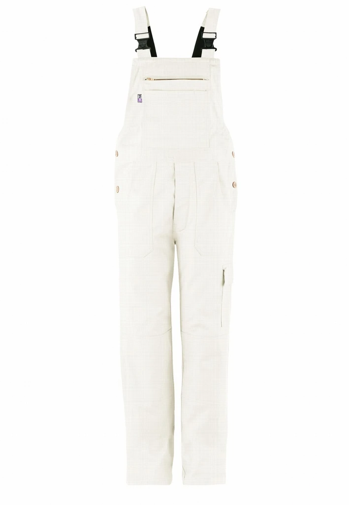 PKA, Basic Plus dungarees, White, Workwear pka