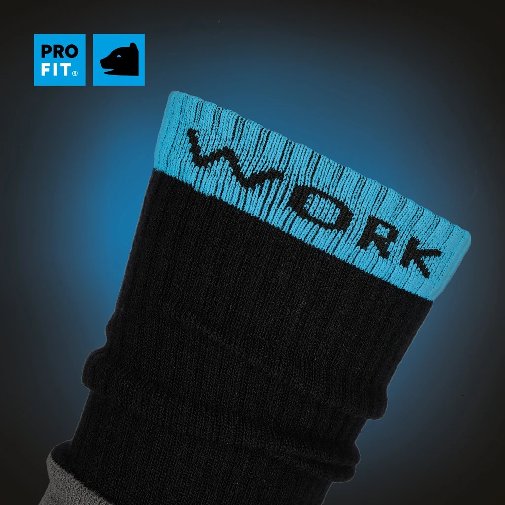 PRO FIT, work socks, Turquoise, Black, Accessories Shoes