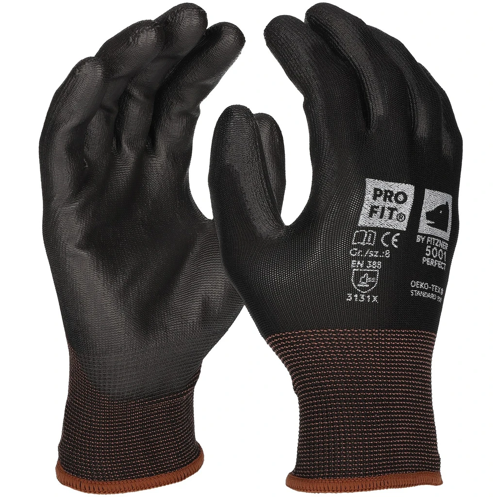 PRO FIT, PU Handschuh "Perfect", Schwarz, PU-Handschuhe
