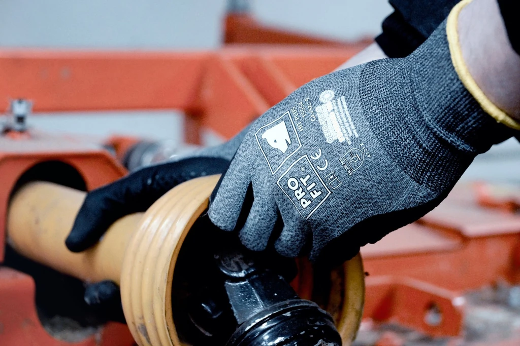 PRO FIT, nitrile foam glove maxim cool, Black, Grey, Nitrile foam gloves