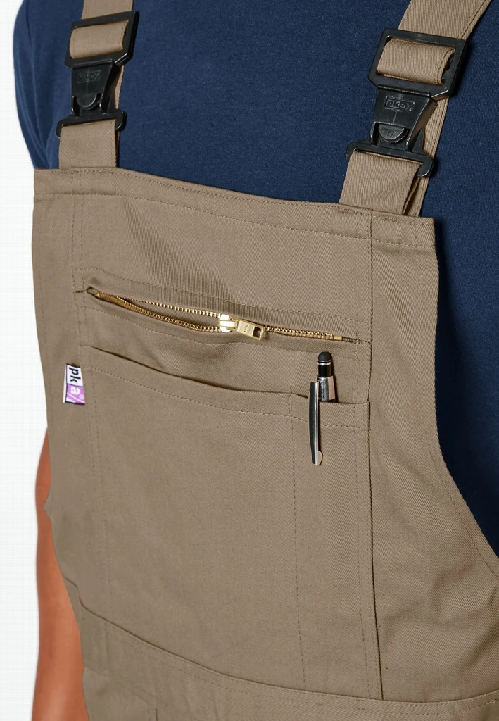 PKA, Basic Plus dungarees, Brown, Workwear pka