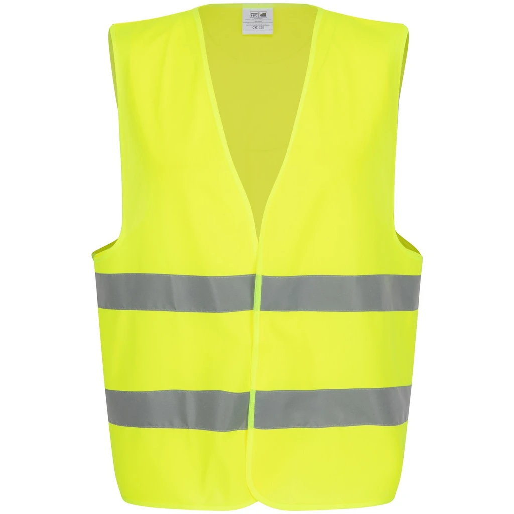 PRO FIT, high-visiblity vests, Neon Yellow, High-visibility clothing
