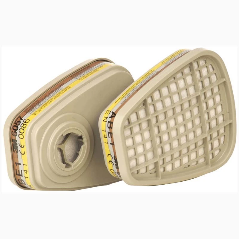 3M, 3M™ gas and vapour, Yellow, Brown, Gases and Vapors Mask, 3M