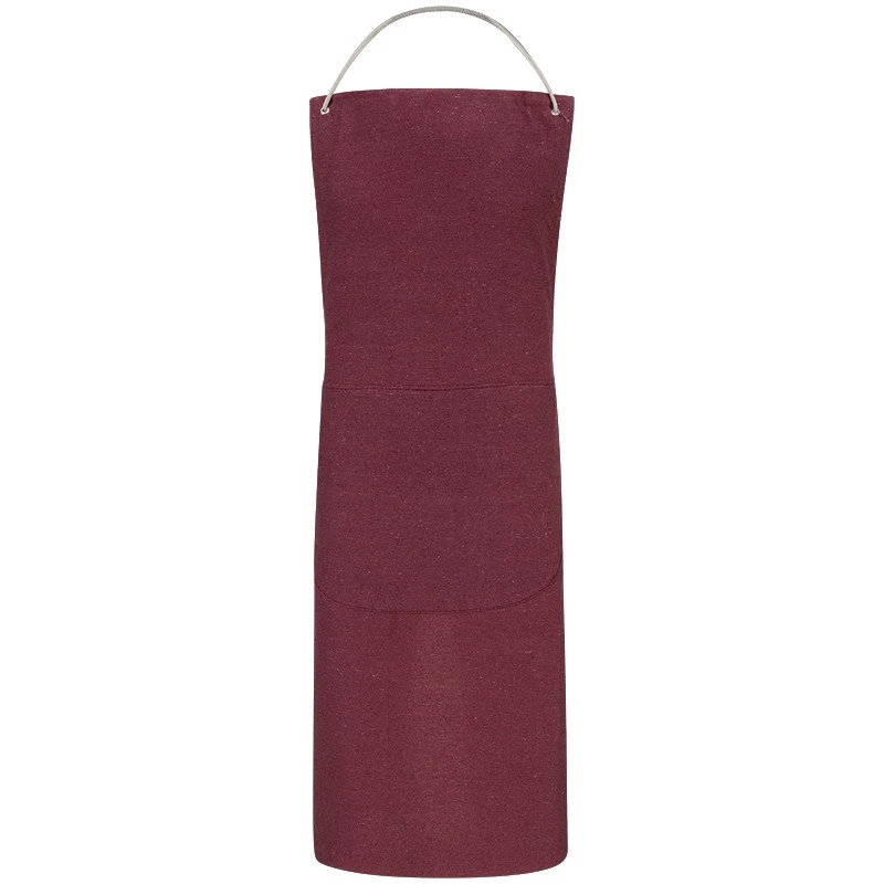 PRO FIT, canvas bib apron, Reddish brown, Apron