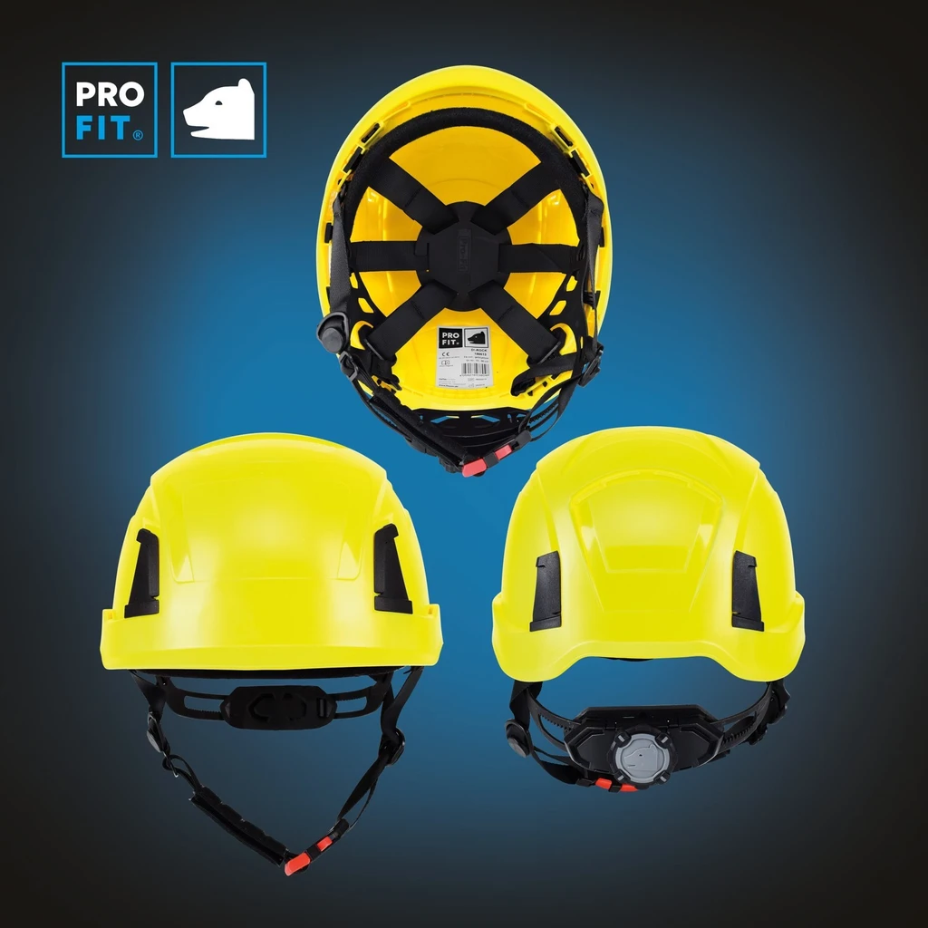 PRO FIT, Pro Cap D!-Rock safety, Neon Yellow, Head Protection