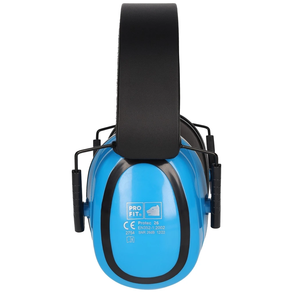PRO FIT, Protect 26 earmuff, Black, Blue, Hearing protection capsules