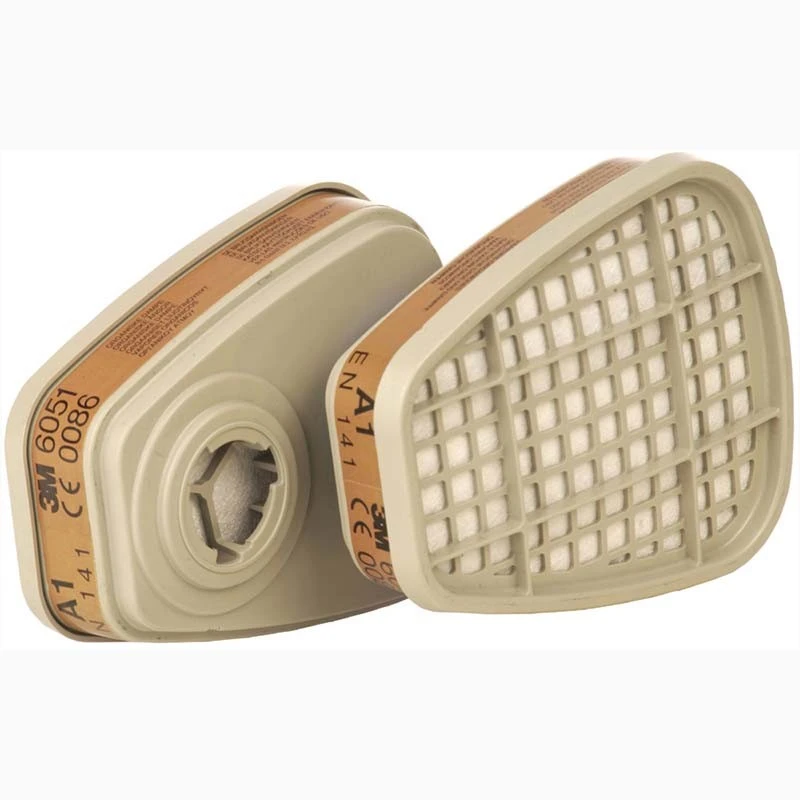 3M, 3M™ gas and vapour, Brown, Gases and Vapors Mask, 3M