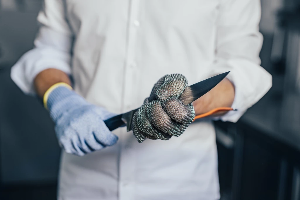 PRO FIT, chain meah glove, Silver, chain meah glove