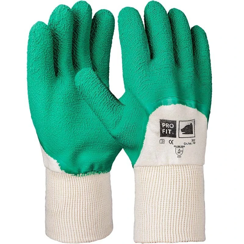 PRO FIT, multi-grip latex glove, Blue, Gray, Latex gloves