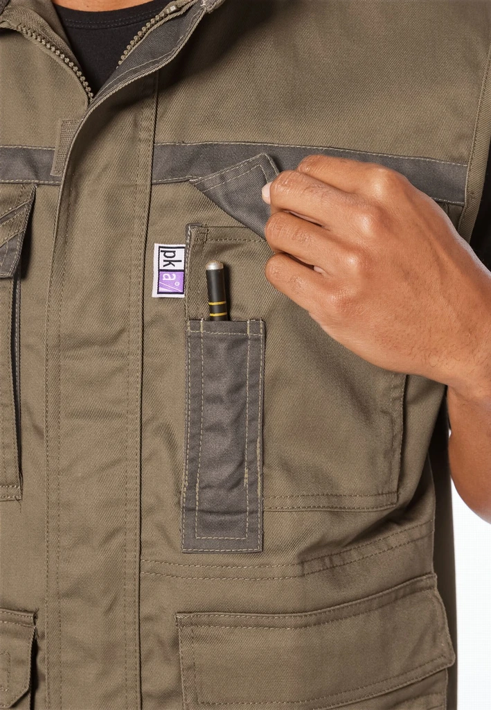 PKA, Praktika vest, Brown, Workwear pka