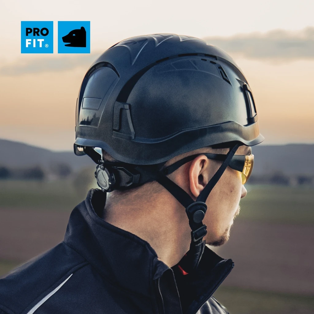 PRO FIT, Schutzhelm "Pro Cap D!-Rock", Schwarz, Helm