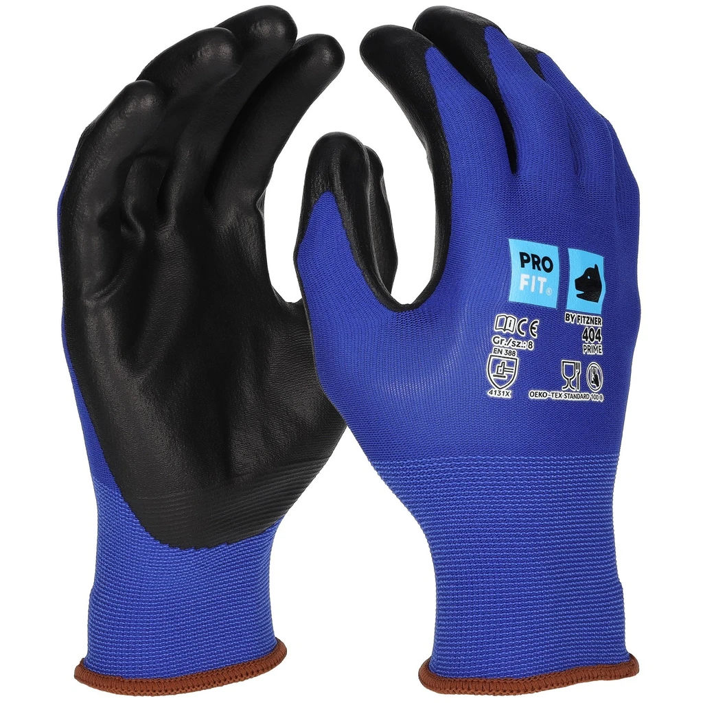 PRO FIT, Polymer-P glove, Black, Blue, HPT gloves