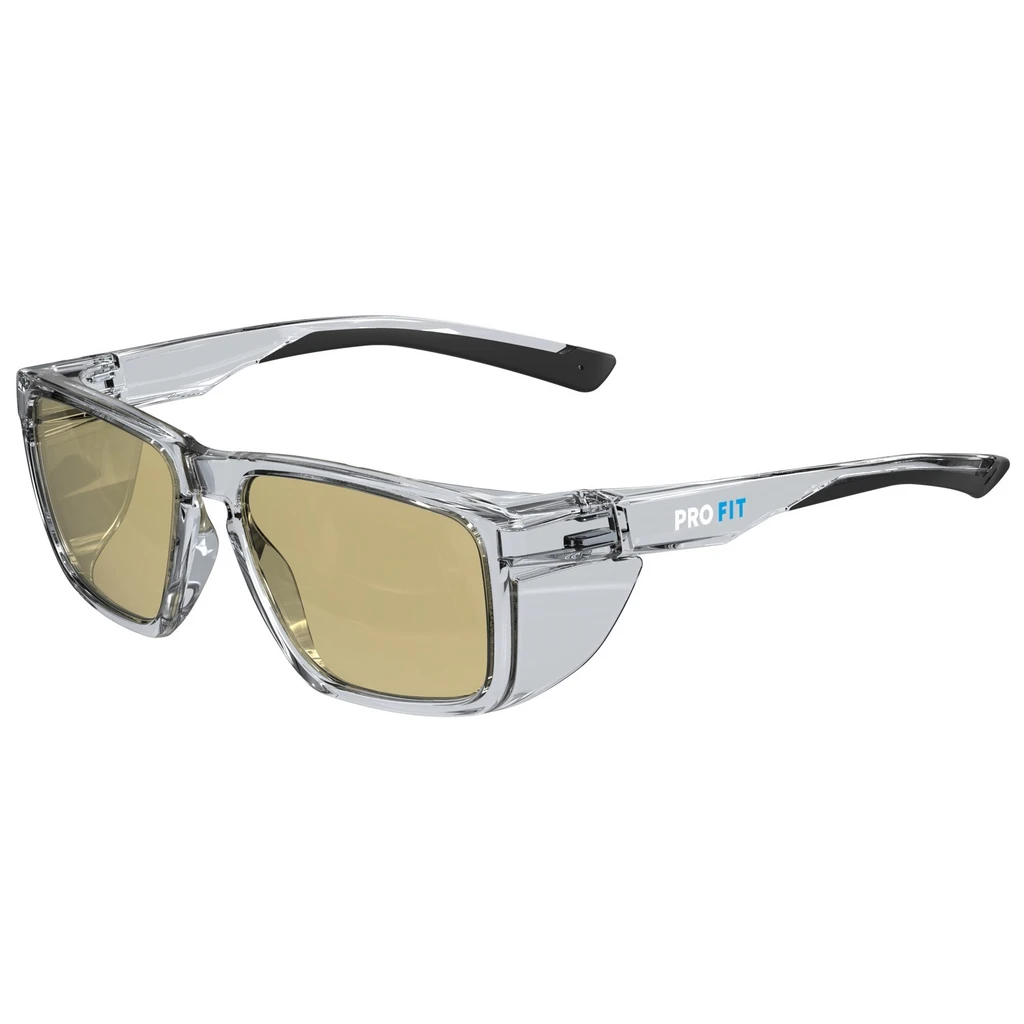 Schutzbrille gelb getönt, mit SoftPad Bügeln, Univet 5X8 Schutzbrille gelb getönt, mit SoftPad Bügeln, Univet 5X8