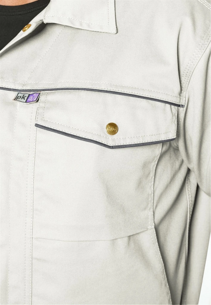 PKA, Threeline Perfect jacket, Grey, White, Workwear pka