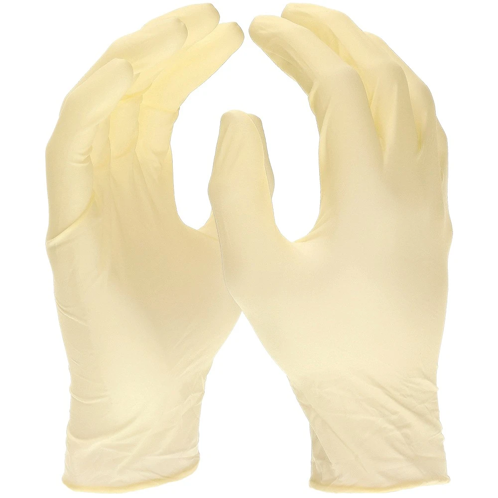 PRO FIT, latex disposable glove, Natural, Latex gloves