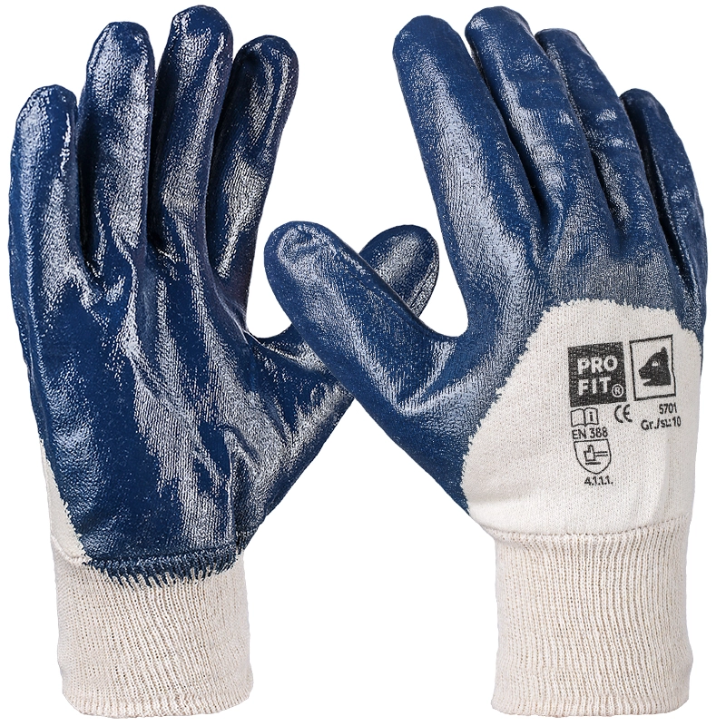 PRO FIT, nitrile foam glove maxim cool, Natural, Blue, nitrile foam glove maxim cool