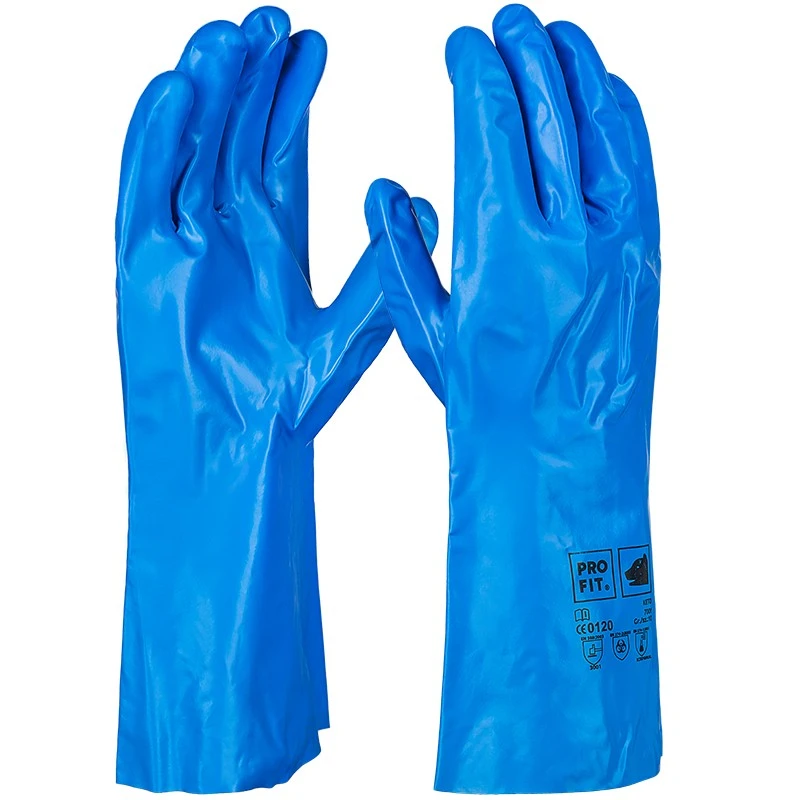 PRO FIT, Keto Chemikalienschutzhandschuh, Blau, Chemikalien-Handschuhe