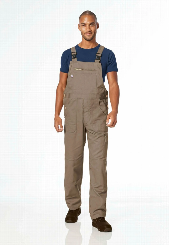 PKA, Basic Plus dungarees, Brown, Workwear pka