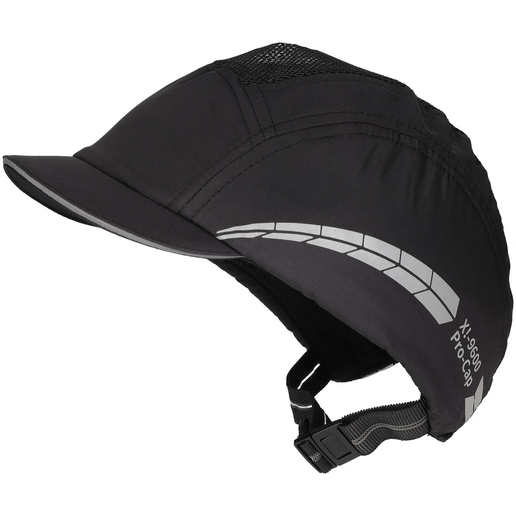 Bump Cap "X!-9600 Pro Cap", black, peak 2,5 cm