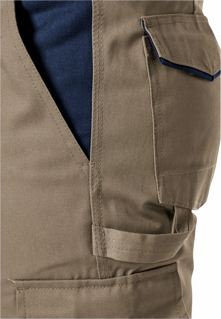 PKA, Threeline Perfect pants, Blue, Brown, Workwear pka