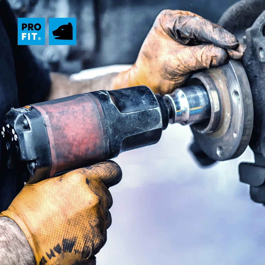 PRO FIT, nitrile disposable glove, Orange, Disposable gloves