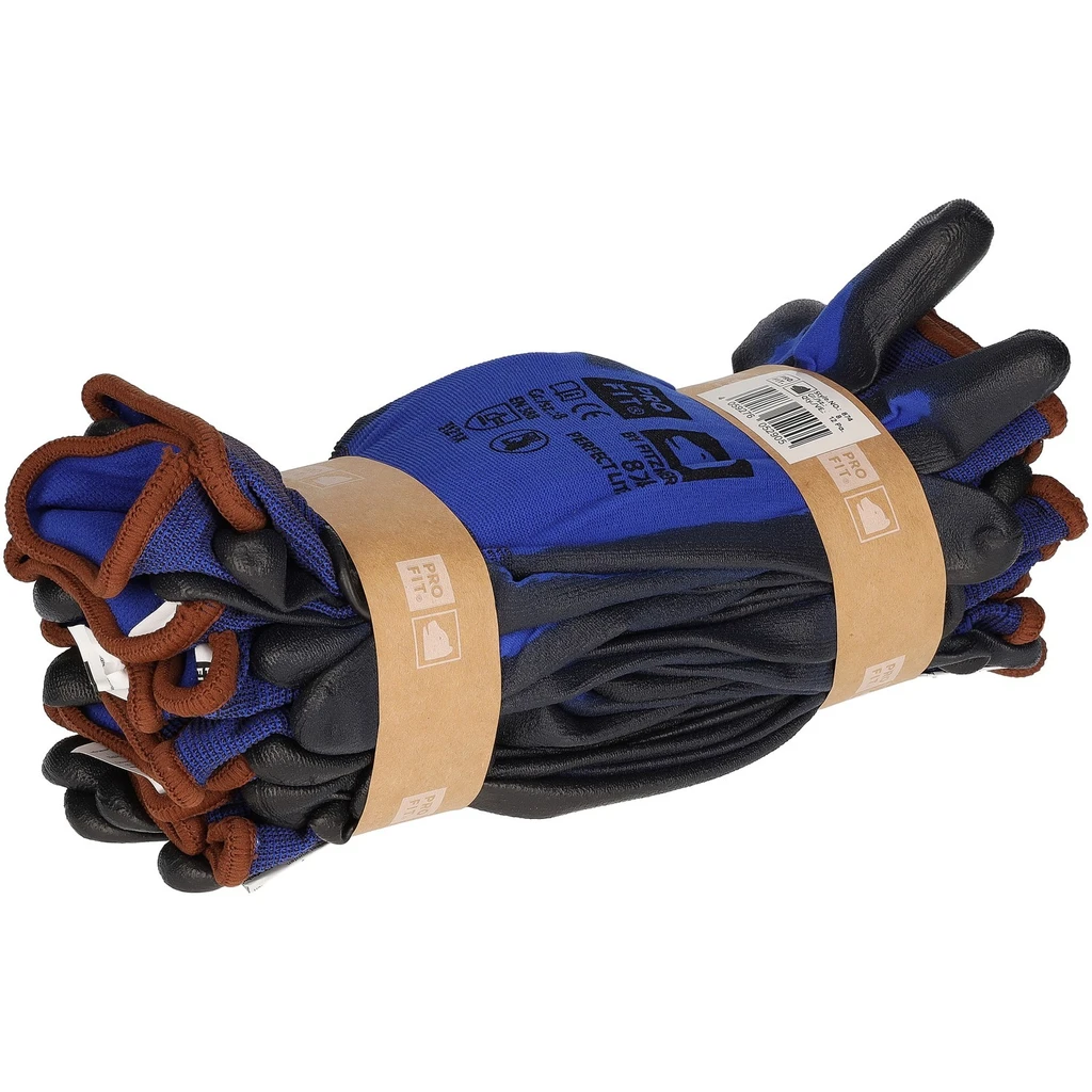 PRO FIT, PU glove Perfect Lite, Black, Blue, PU gloves