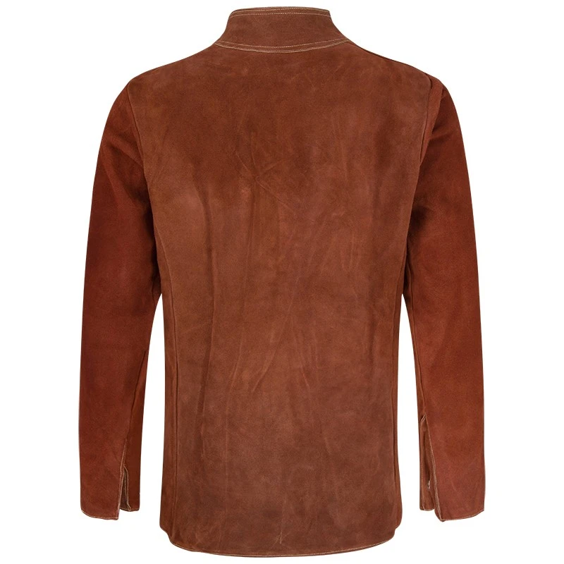 PRO FIT, sebatan leather jacket, Brown, Jackets/Vests