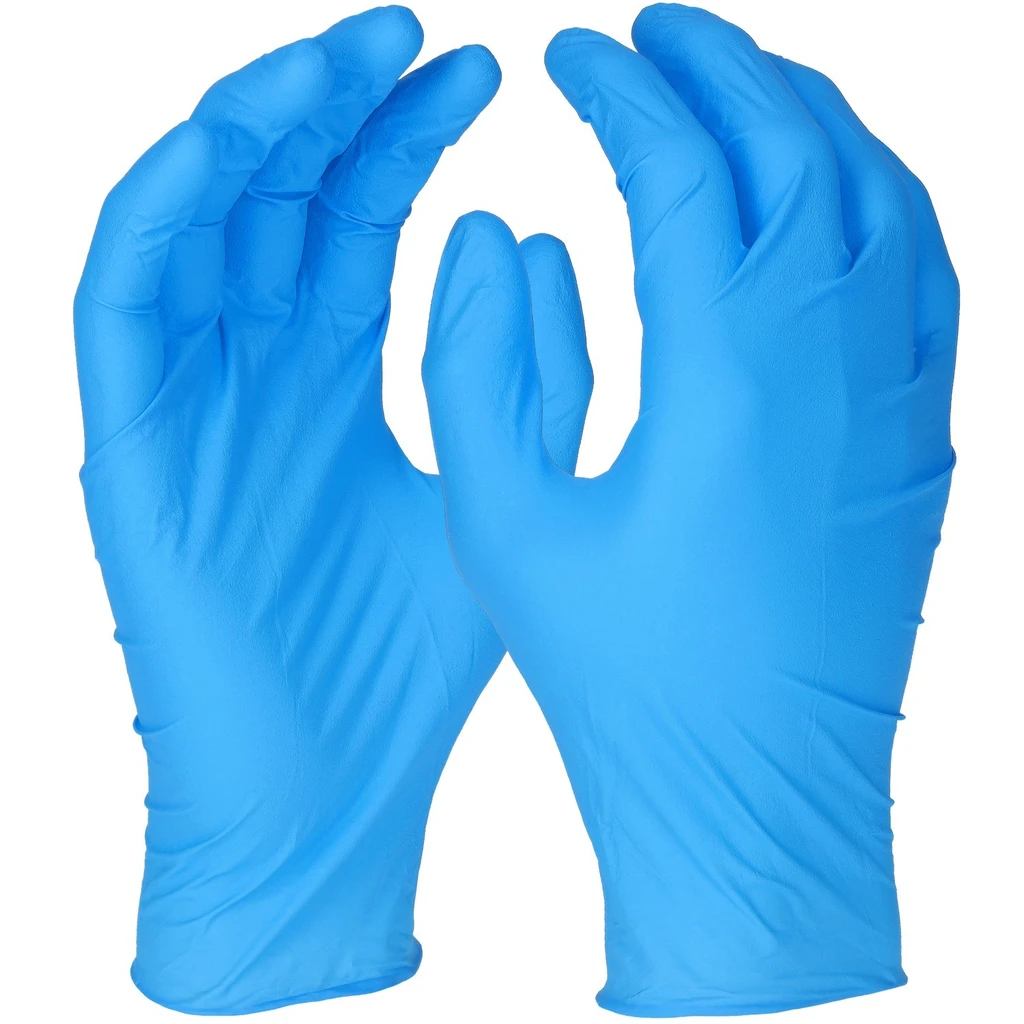 PRO FIT, nitrile disposable glove, Blue, Disposable gloves