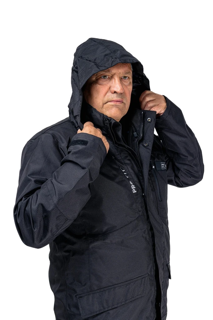 PRO FIT, Parka, Black, Jackets/Vests