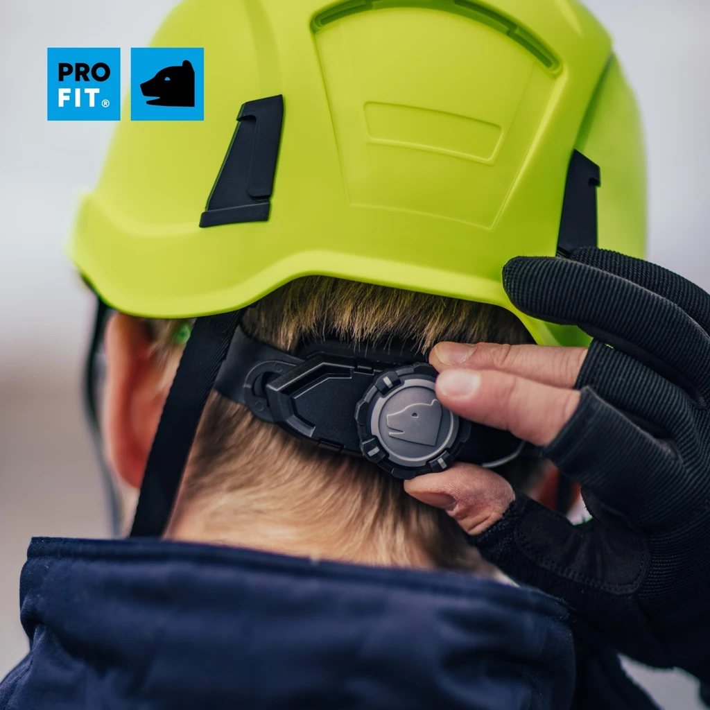 PRO FIT, Pro Cap D!-Rock safety, Neon Yellow, Head Protection