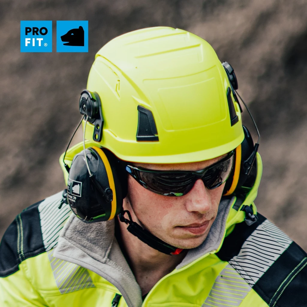 PRO FIT, Pro Cap D!-Rock safety, Neon Yellow, Head Protection