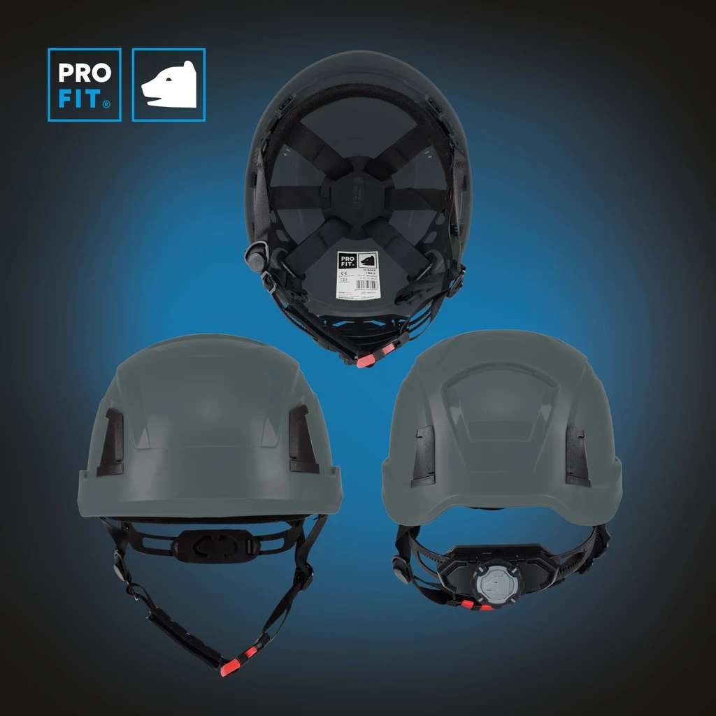 PRO FIT, Pro Cap D!-Rock safety, Grey, Helmet