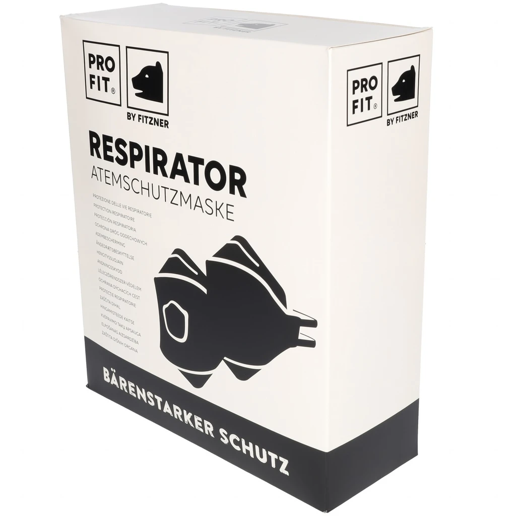 PRO FIT, Folding face mask FFP3, White, particulate respirator