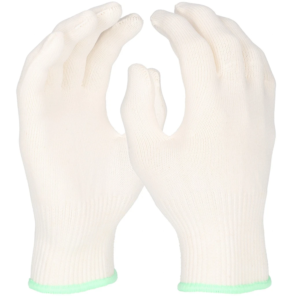 PRO FIT, polyamide/cotton finely knitted glove, White, polyamide/cotton finely knitted glove