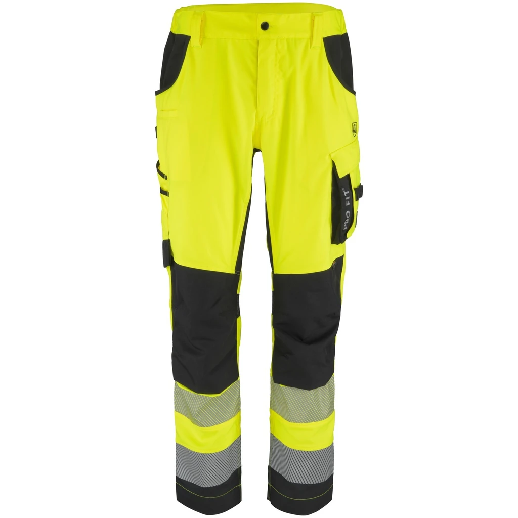 PRO FIT, High-visibility trouser, Neon Yellow, High-visibility clothing