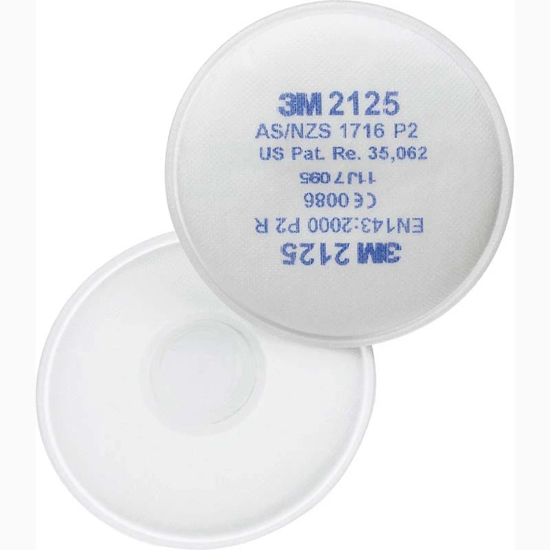 3M, 3M Partikelfilter - P2 R, Weiß, 3M Gase- und Dämpfe-Maske