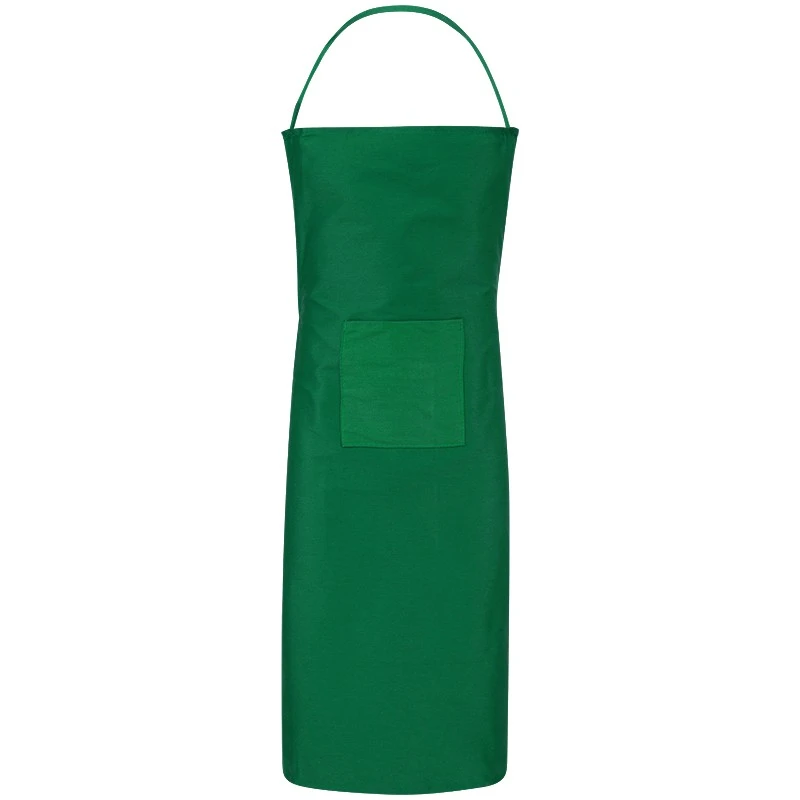 PRO FIT, cotton drill bib apron, Green, Apron