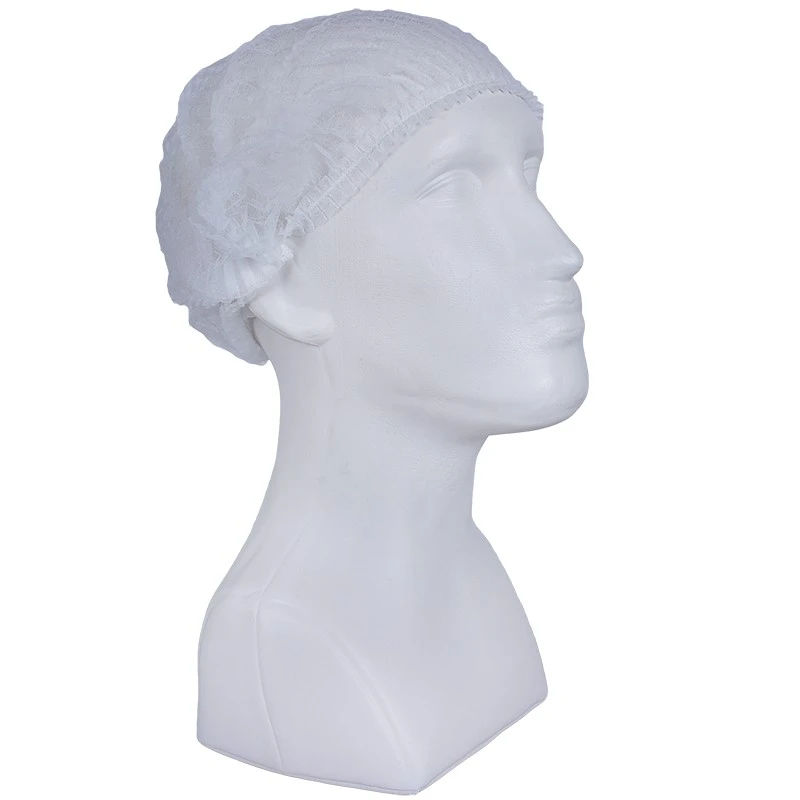 PRO FIT, PP disposable cap, White, Disposable clothing