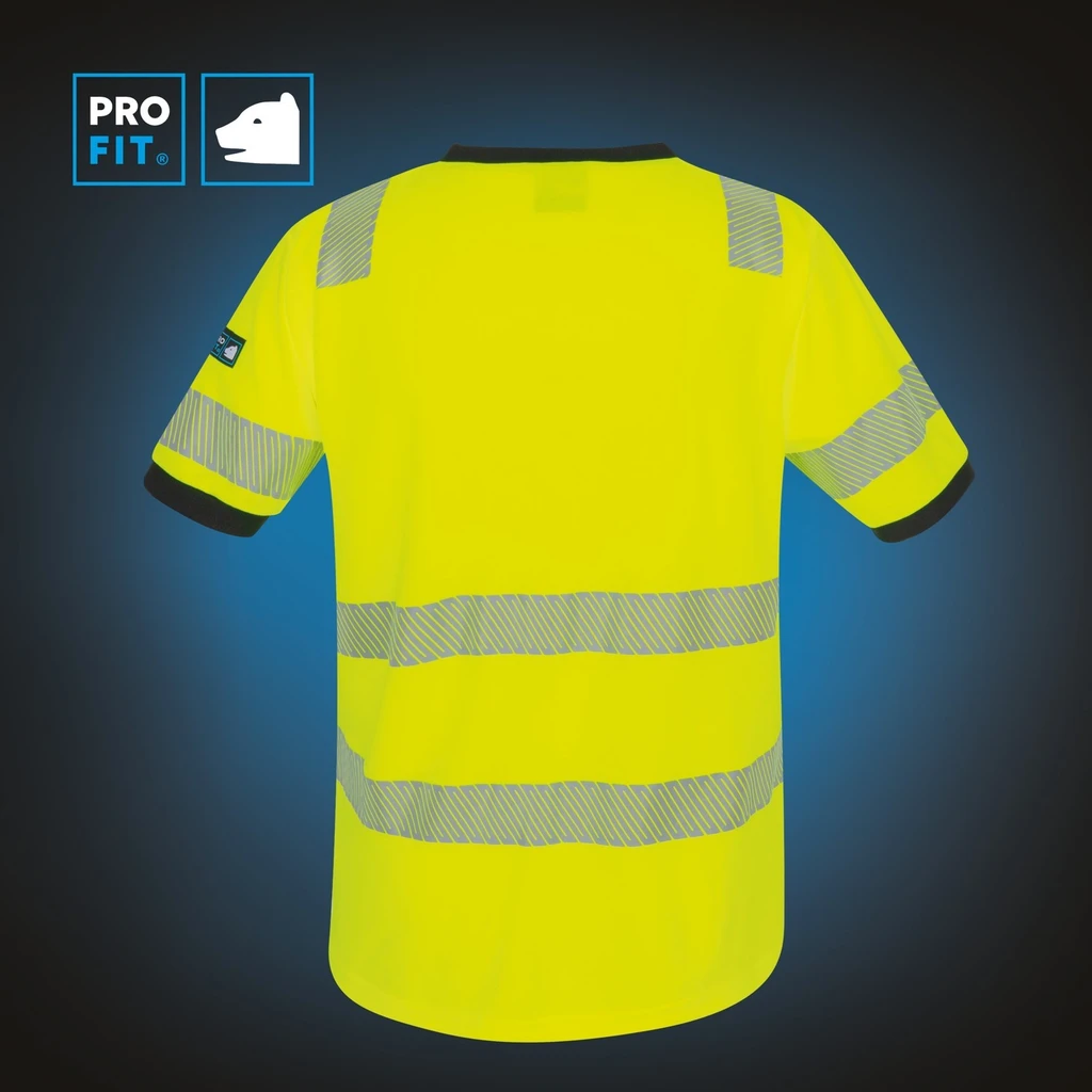 PRO FIT, High Visibility T-shirt, Neon Yellow, High-visibility clothing