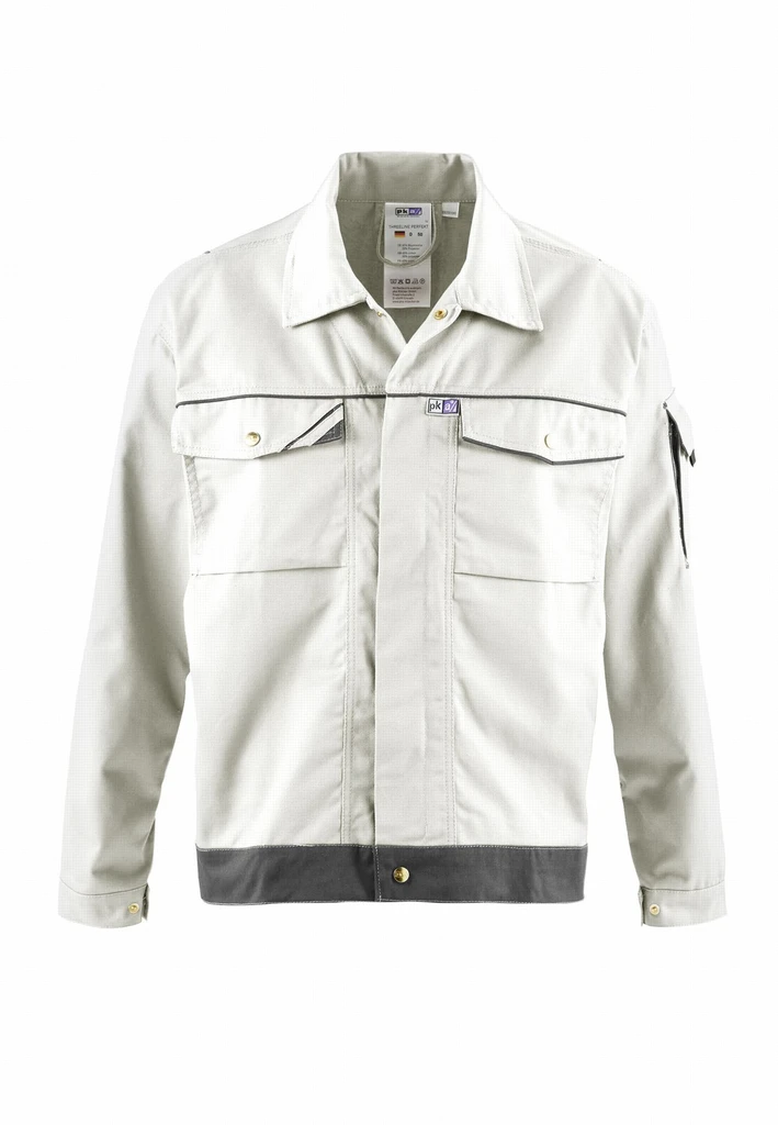 PKA, Threeline Perfect jacket, Grey, White, Workwear pka