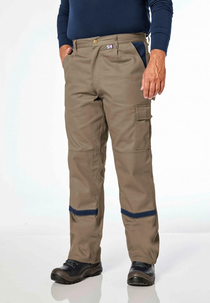 PKA, Threeline Perfect pants, Blue, Brown, Workwear pka