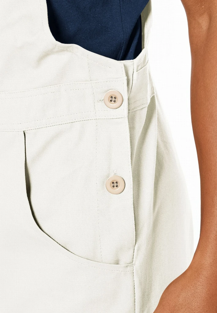 PKA, Basic Plus dungarees, White, Workwear pka