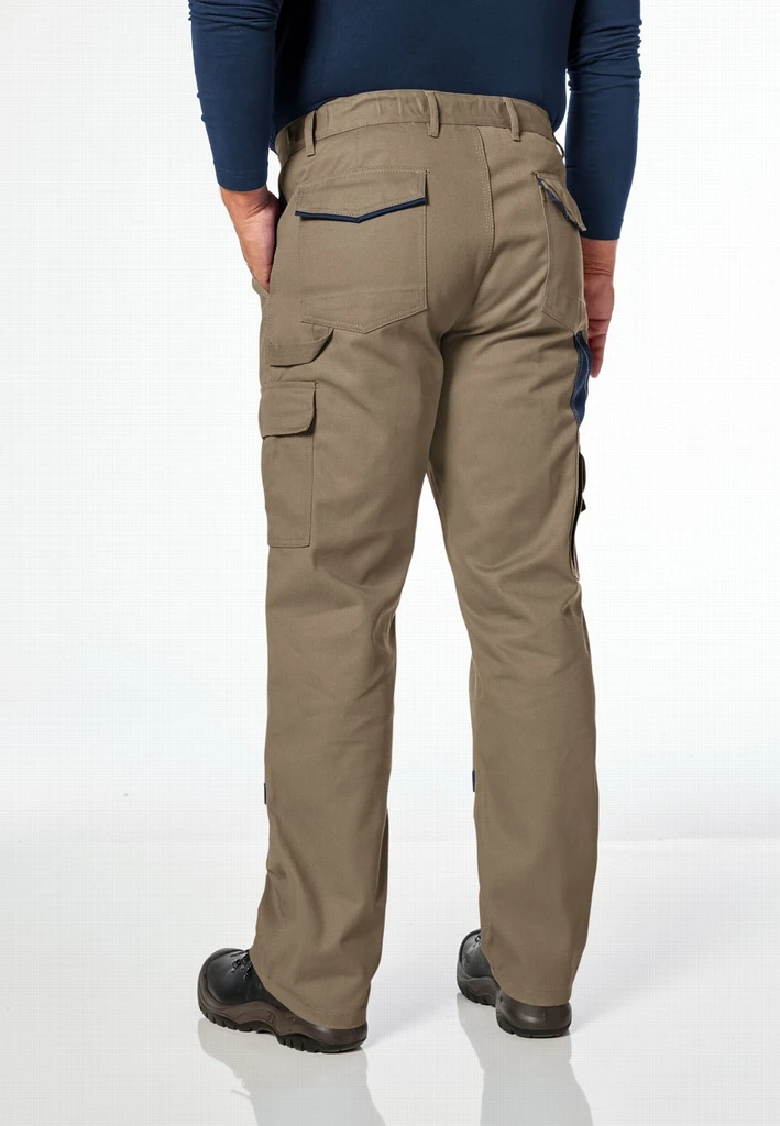 PKA, Threeline Perfect pants, Blue, Brown, Workwear pka