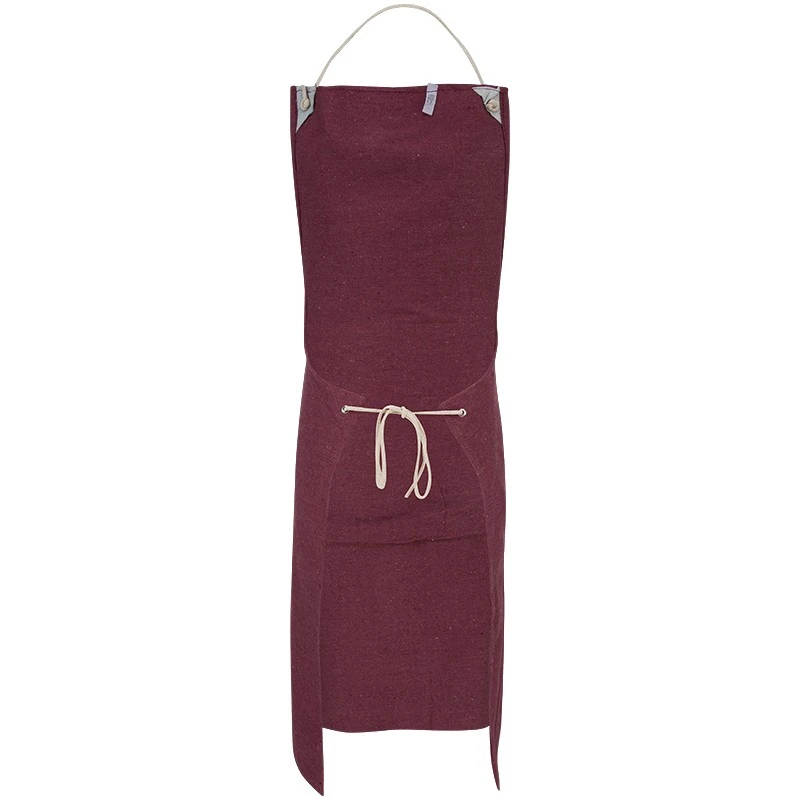 PRO FIT, canvas bib apron, Reddish brown, Apron